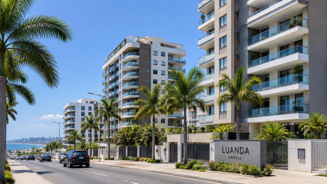 Apartamentos modernos junto à marginal em Luanda